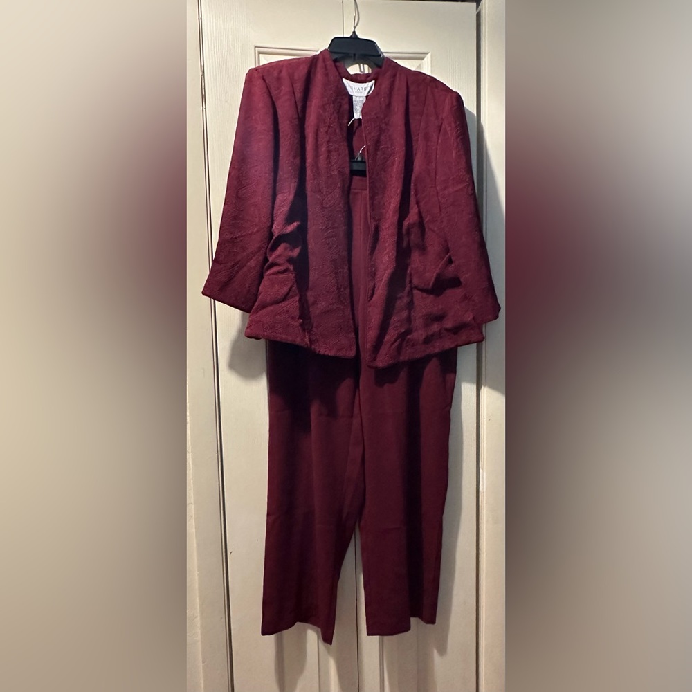 Dark Red pant suit